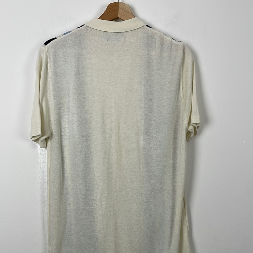 TR Tailored Recreation Old Money Men XL Preppy Striped Short Sleeve Knit Shirt - Picture 6 of 8